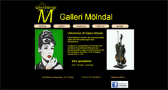 Desktop Screenshot of gallerimolndal.se